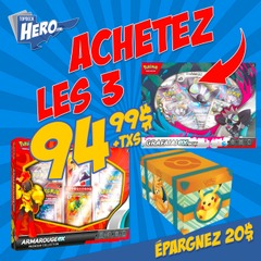 Achetez les trois - Pokémon Paldean Adventure Chest - Grafaiai EX - Armarouge EX